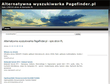 Tablet Screenshot of pagefinder.pl
